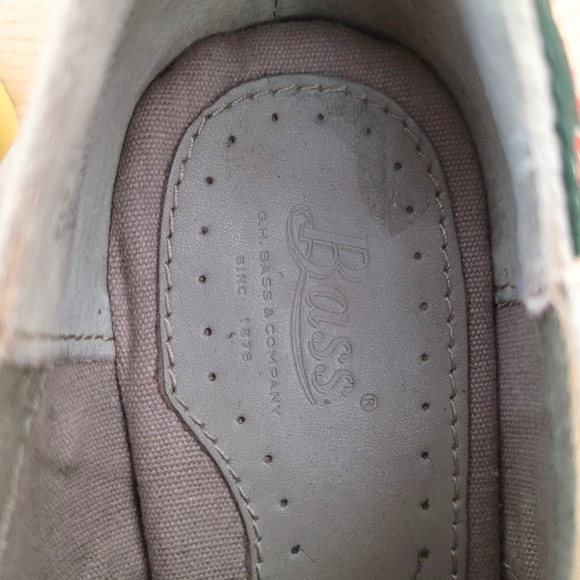 G.H. Bass Ely 2 Cobblestone Oxford Shoes Tan Canvas Size 5 - Picture 8 of 10